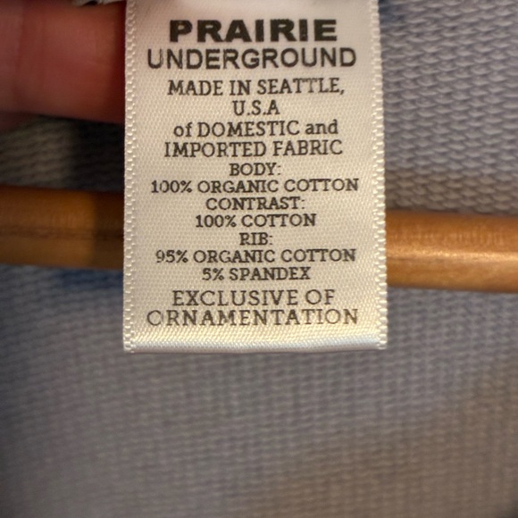 Prairie Underground Short Cloak Hoodie in Lilac - Picture 6 of 6